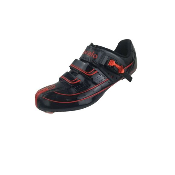 Cavalo Cycling Carbon Fiber Shoes Black and Red Size 45 US Size 11/11.5 main image 9